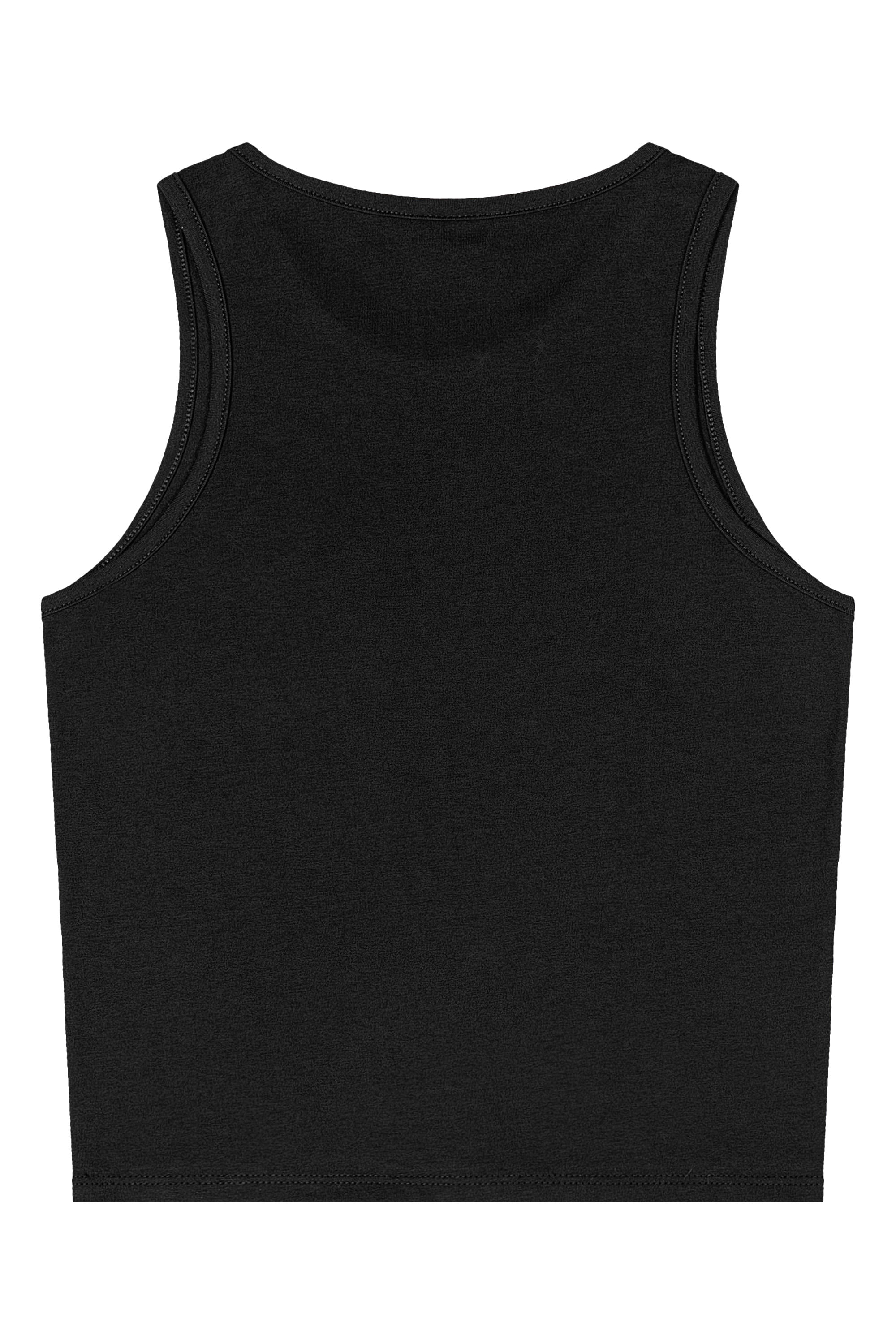 Regata Juvenil com Strass para Menina (Preto) Gloss - Imagem 3